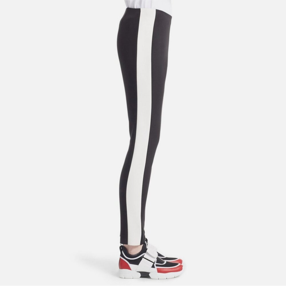 MSGM Side Stripe Technical Crepe Pants